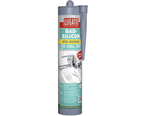 Lugato Bad-Silikon Wie Gummi anthrazit 310 ml Lugato Bad-Silikon Wie Gummi anthrazit 310 ml