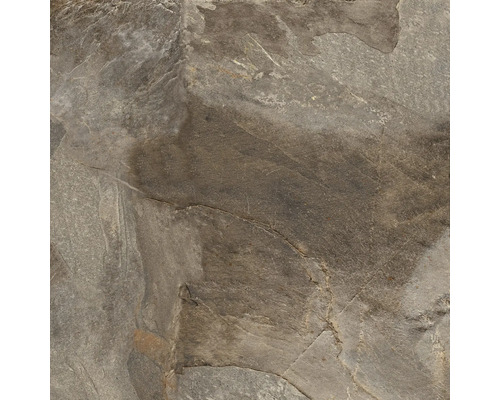 Nahaufnahme einer Bodenfliese mit Steinoptik