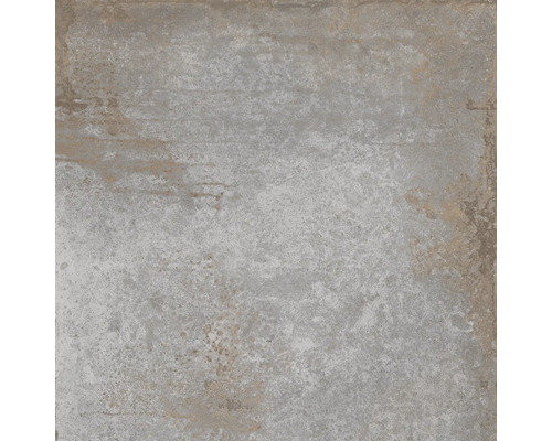 Feinsteinzeug Bodenfliese Rusty 60x60 cm grau matt rektifiziert