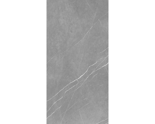 Graue Wandfliese mit Marmoroptik