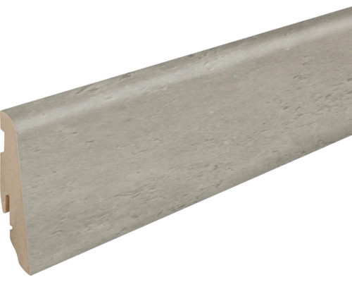 Sockelleiste FU060L Loft Beige foliert 19x58x2400 mm Sockelleiste mit Holzstruktur