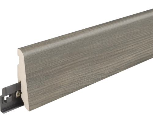 Fußleiste aus Holz mit Clipbefestigung