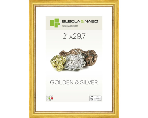 Bilderrahmen Holz Marisa gold 21x29,7 cm