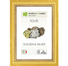 Bilderrahmen mit Gold- und Silberdekoration, Format 10x15