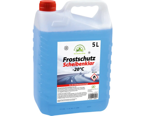 Scheibenfrostschutz für Kraftfahrzeuge, gebrauchsfertig bis -20°C, 5 Liter