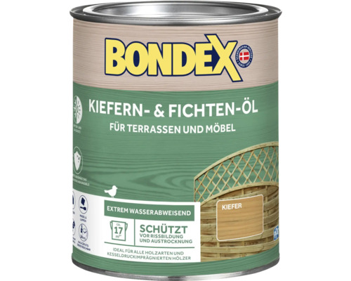 Holzöl Bondex Kiefern- und Fichten-Öl 750 ml Holzöl Bondex Kiefern- und Fichten-Öl 750 ml
