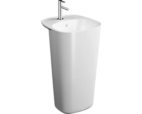 Stand-Waschtisch VitrA Plural 48,5x52,5x85 cm edelweiß matt