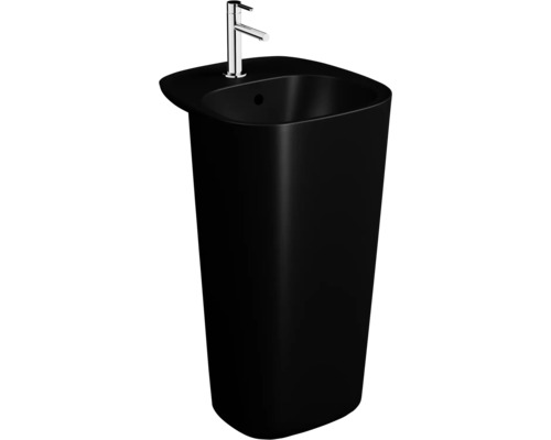 Stand-Waschtisch VitrA Plural 48,5x52,5x85 cm schwarz matt