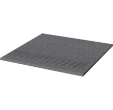 Granitstufe mit Trittsicherheitsprofil