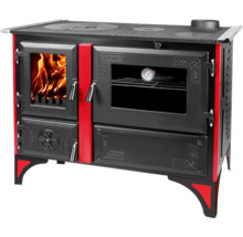 Küchenofen Bruno Cook 500 bordeaux Backofen links mit Gusseisen-Kochfeld-thumb-3 Küchenofen Bruno Cook 500 bordeaux Backofen links mit Gusseisen-Kochfeld-thumb-3