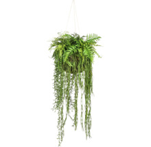 Kunstpflanze Dekokugel 40x120 cm grün