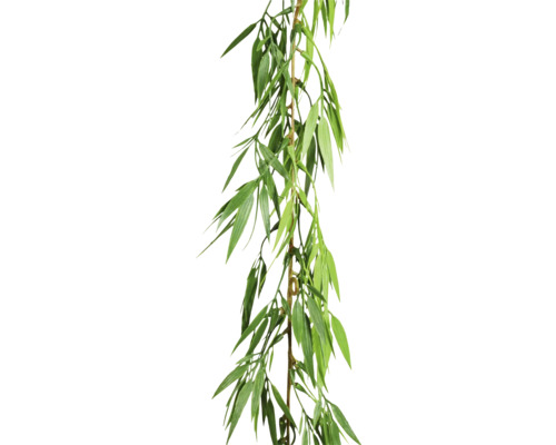 Kunstpflanzen-Girlande Bambus 12 cm Länge: 180 cm grün Künstliche Girlande mit grünen Blättern