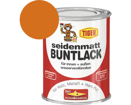 Tiger seidenmatt Buntlack orange 125 ml
