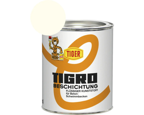 Tiger Tigro Beschichtung weiß seidenglänzend 750 ml Tiger Tigro Beschichtung weiß seidenglänzend 750 ml