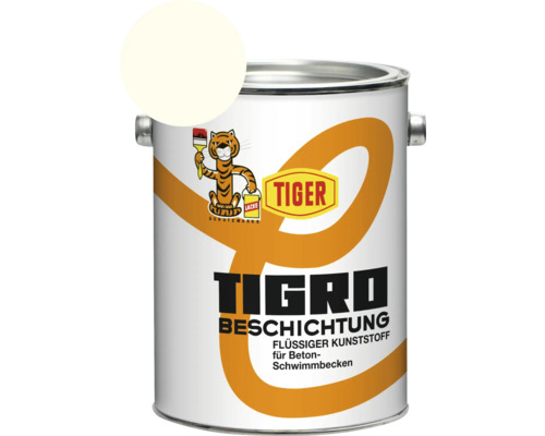 Tiger Tigro Beschichtung weiß seidenglänzend 2,5 l