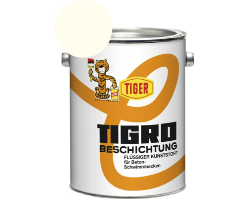 Tiger Tigro Beschichtung weiß seidenglänzend 2,5 l Tiger Tigro Beschichtung weiß seidenglänzend 2,5 l