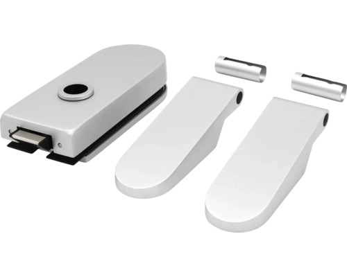 Ganzglas-Türschloss-Set mit Zubehör