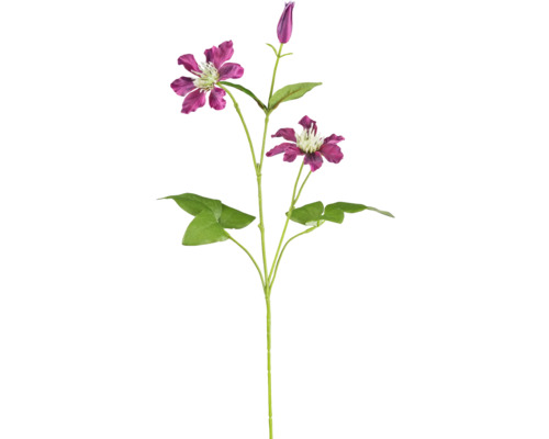 Kunstblume Clematis Höhe: 73 cm lila