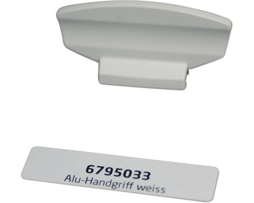 Weißer Aluminium Handgriff