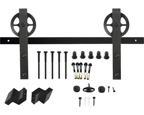 Schiebetürbeschlag Set mit Zubehör