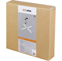 Sonnenschirmständer SOLUNA für Mastdurchmesser Rasendorn 35/38/48mm 1,5 kg, Metall, rund