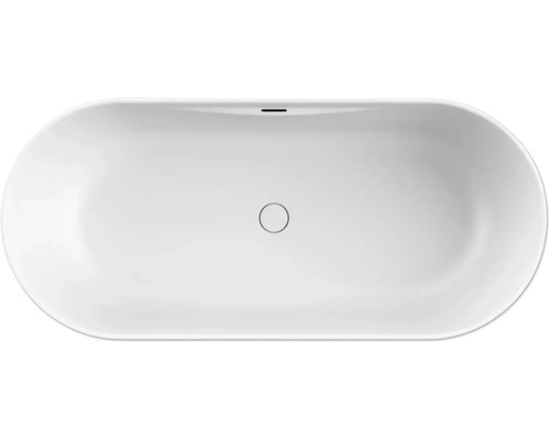 Freistehende Badewanne in ovaler Form
