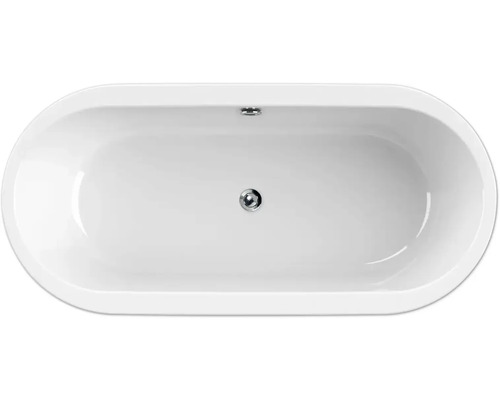 Freistehende Badewanne mit Abfluss