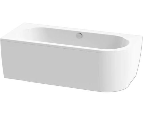 Ovale Badewanne Form & Style Sansibar 180x80 cm weiß glänzend 6061220