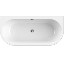 Blick von oben auf eine Badewanne