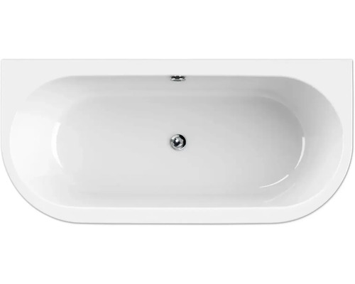 Blick von oben auf eine Badewanne