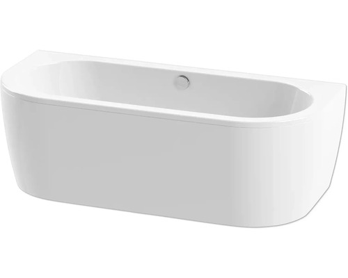 Ovale Badewanne Form & Style Sansibar 180x80 cm weiß glänzend 6061200