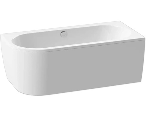 Badewanne Form & Style Slim 160x75 weiß glänzend