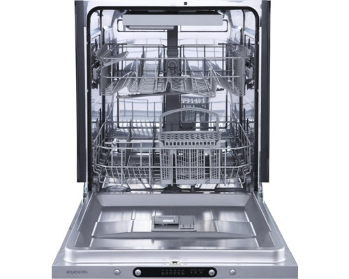 Geöffneter Geschirrspüler mit Innenraumansicht