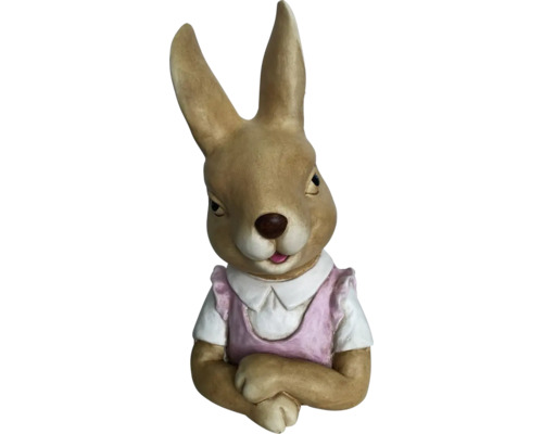 Dekofigur Lafiora Hase lehnend 39 cm braun lila