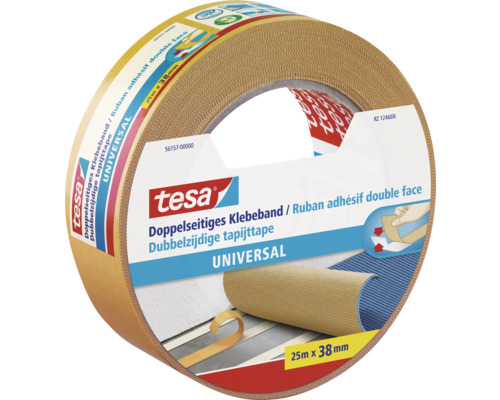Tesa Universal doppelseitiges Klebeband 25 Meter mal 38 Millimeter