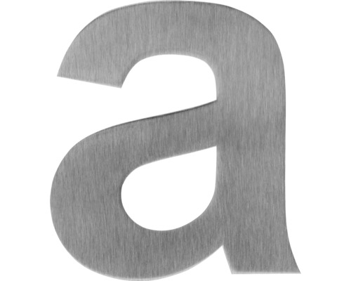 Buchstabe A aus Edelstahl