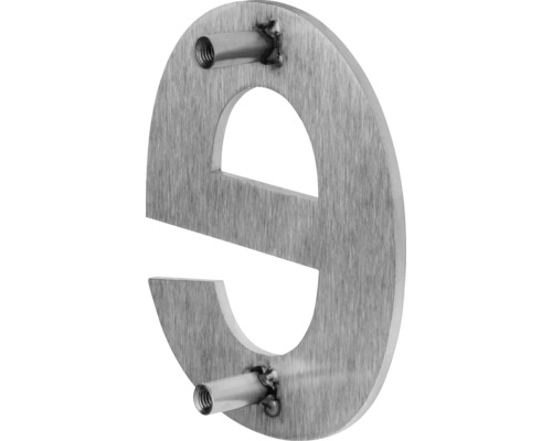 Hausnummer Buchstabe e aus Edelstahl