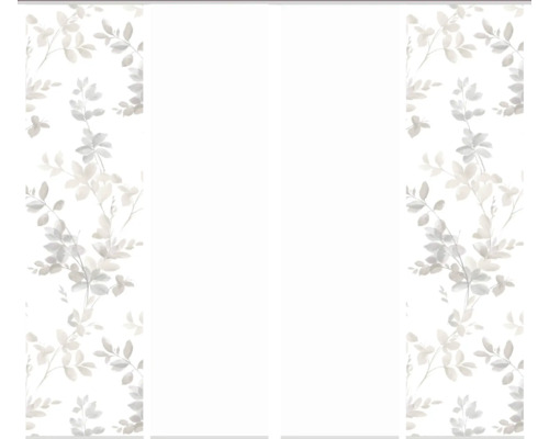 Flächenvorhang-Set Ayla 4er sand 60x245 cm