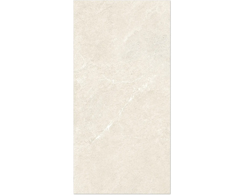 Feinsteinzeug Bodenfliese Mirava Narvik white 30x60 cm weiß matt rektifiziert