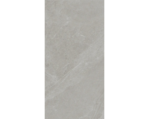 Feinsteinzeug Bodenfliese Mirava Narvik silver 60x120 cm grau matt rektifiziert