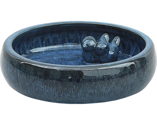 Vogeltränke Lafiora Keramik Ø 28,5 cm blau Vogeltränke Lafiora Keramik Ø 28,5 cm blau