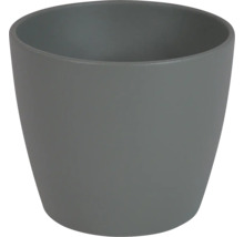 Grauer Pflanztopf