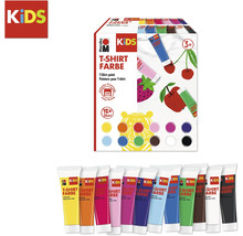 Marabu Kids Textilfarbe Set mit zwölf Farben