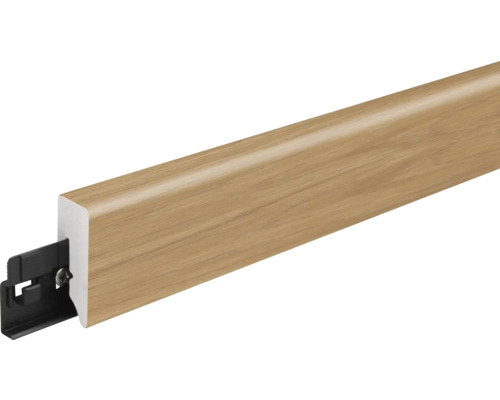 Sockelleiste mit Befestigungsclip