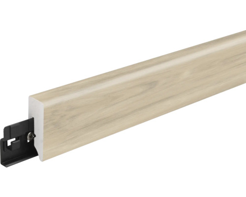 Sockelleiste mit Befestigungsclip