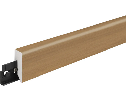 Sockelleiste mit Befestigungsclips