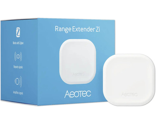 Aeotec Range Extender Zi zur Signalverstärkung mit Verpackung