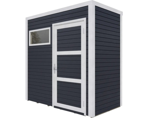 Gartenhaus mit Fenster und Tür