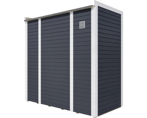 Geräteschuppen aus Holz mit Entlüftung