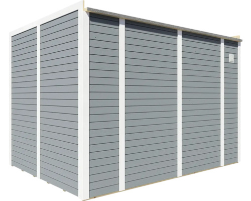 Gartenhaus aus Holz mit horizontaler Verkleidung